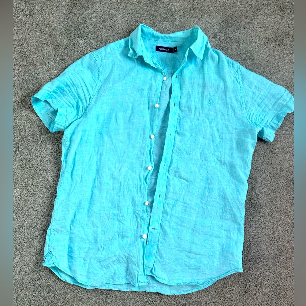 Men’s Short Sleeve Button Up